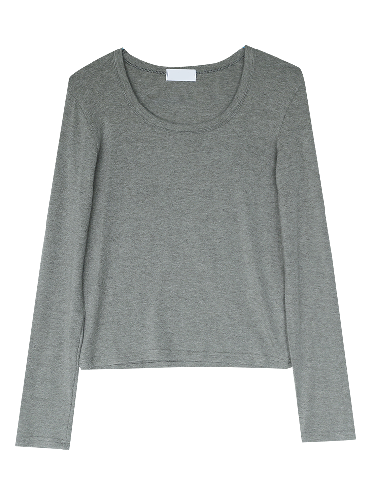 Long Sleeve Scoop Neck T-Shirt