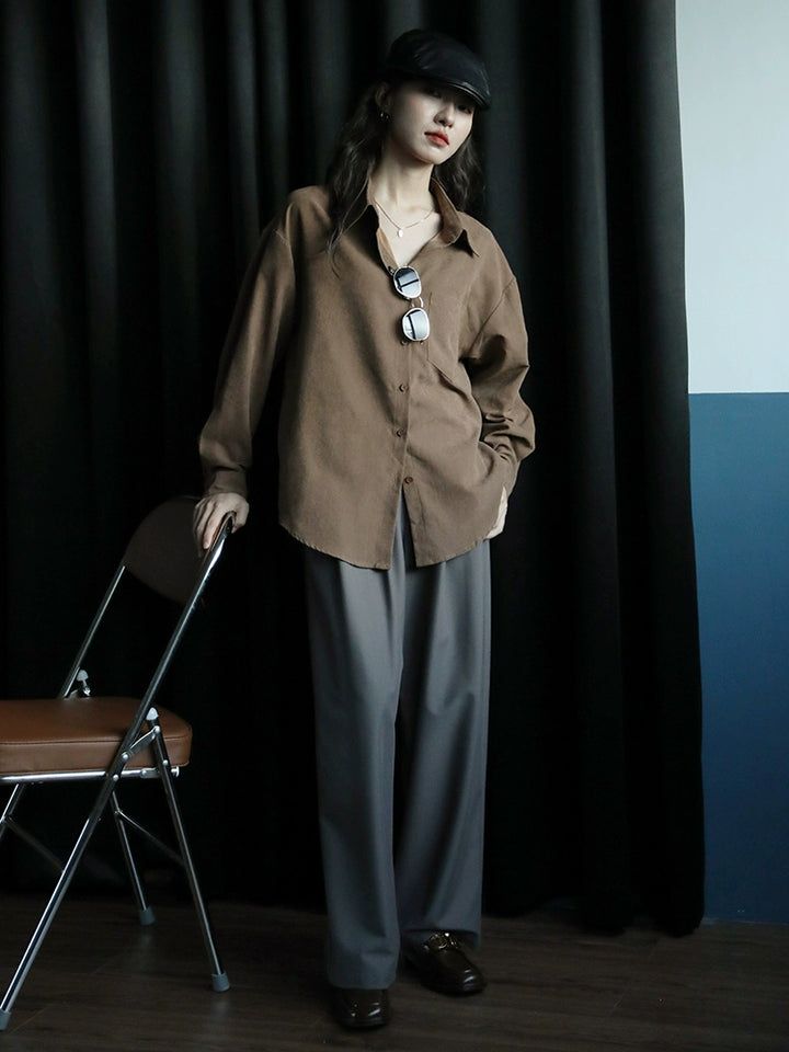 Classic Long-Sleeve Casual Shirt