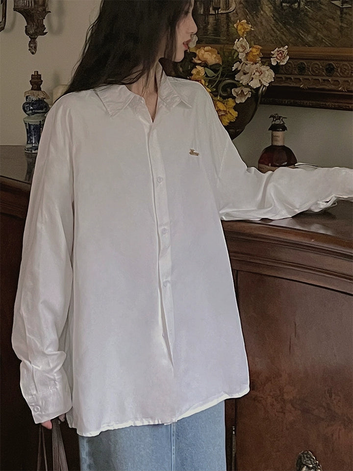 Oversized Long-Sleeve Shirt