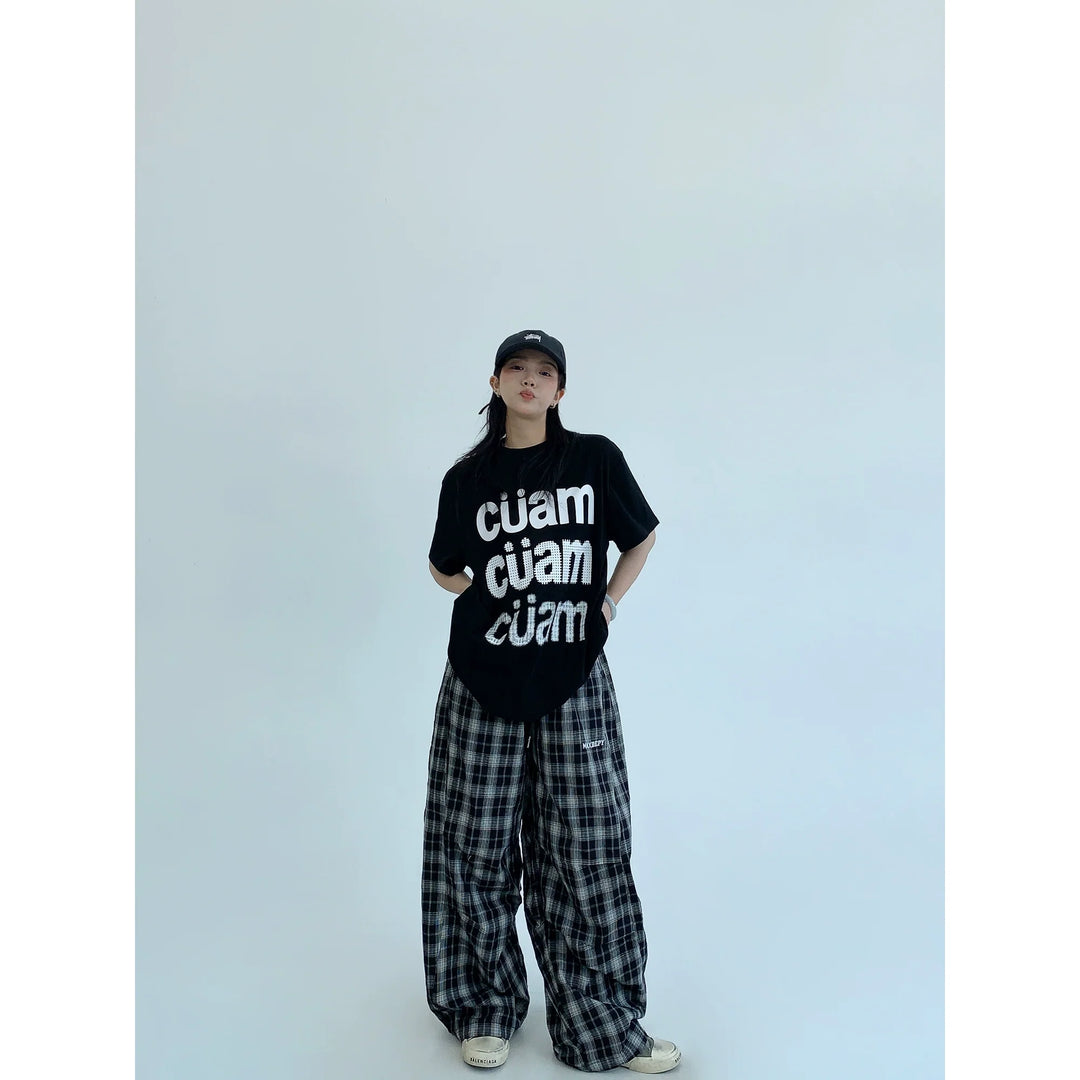 Casual Letter Print Short Sleeve Shirt