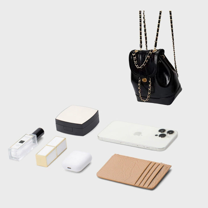 Chain Strap Bucket Bag