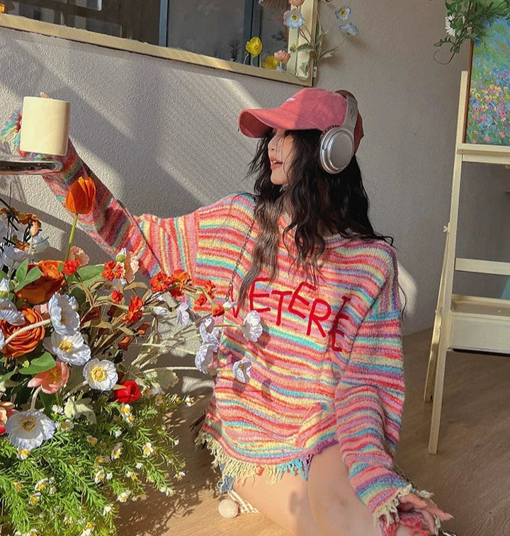 Cozy Striped Wool Sweater