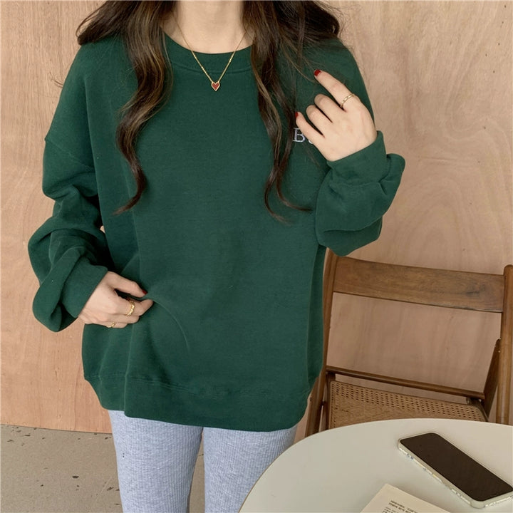 Casual Crewneck Sweatshirt