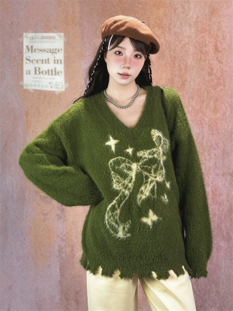 Cozy Patterned Wool Sweater