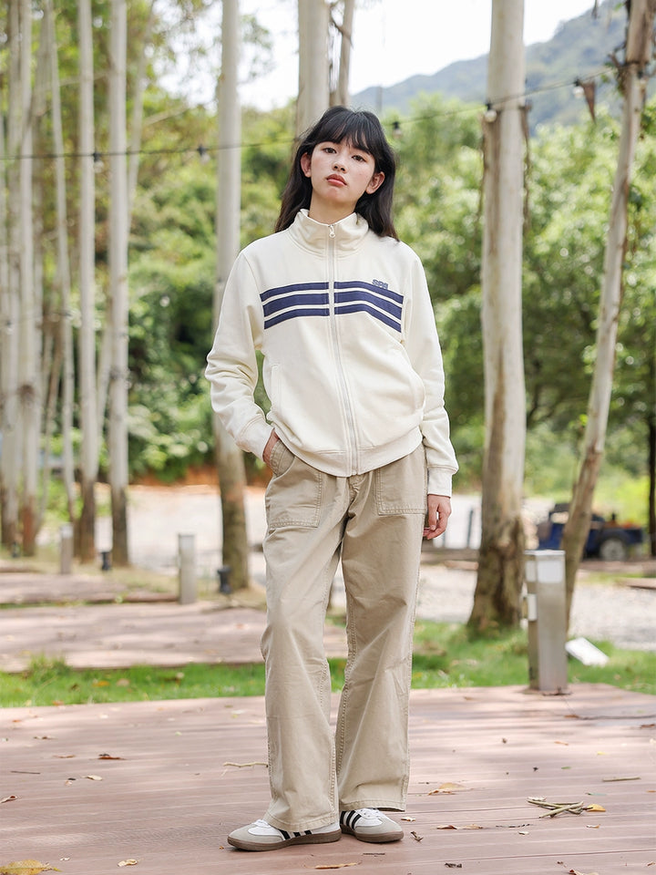 Relaxed Fit Casual Pockets Pants