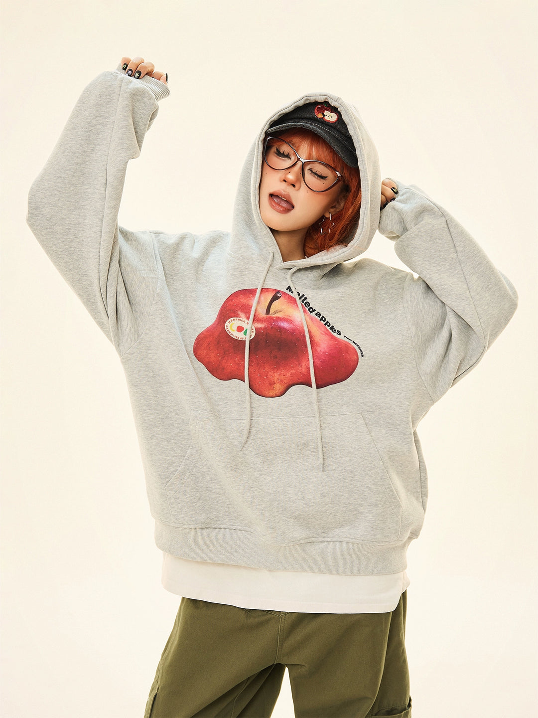 Front Pocket Hooded Graphic Sweatshirt