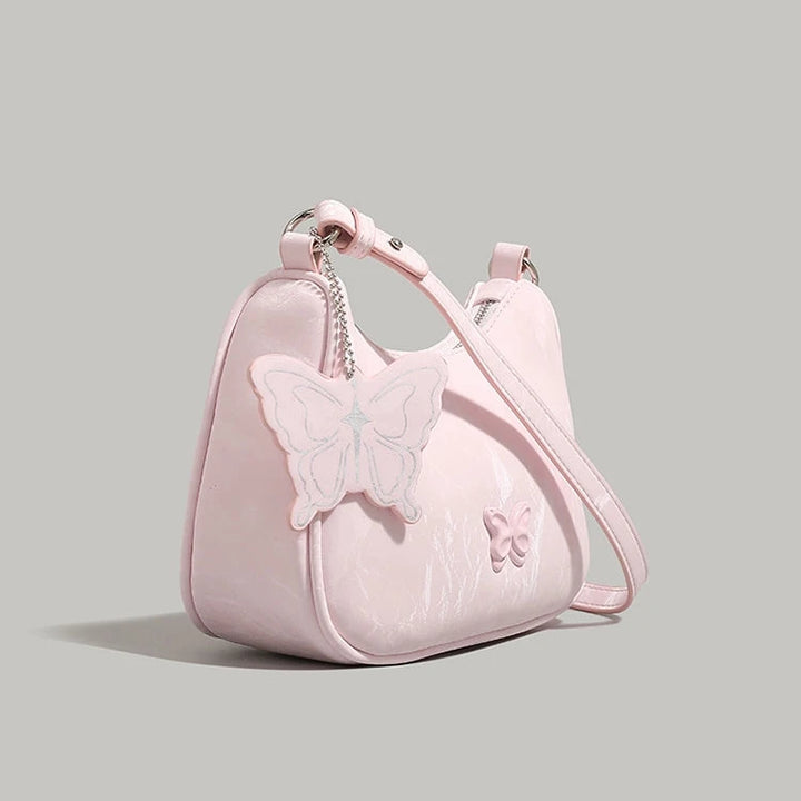 Butterfly Embellished Shoulder Bag