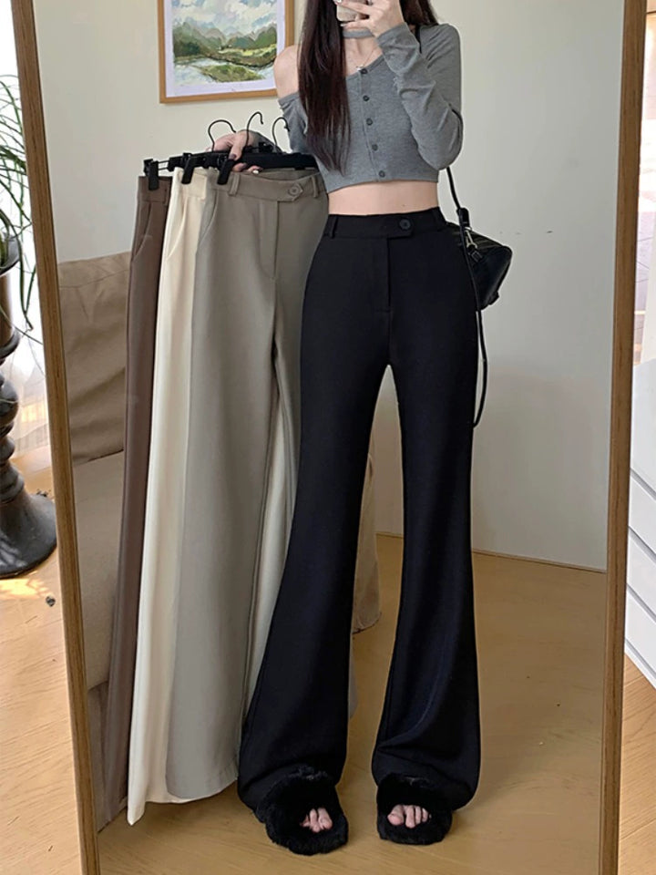 Stylish Wide-Leg Casual Pants