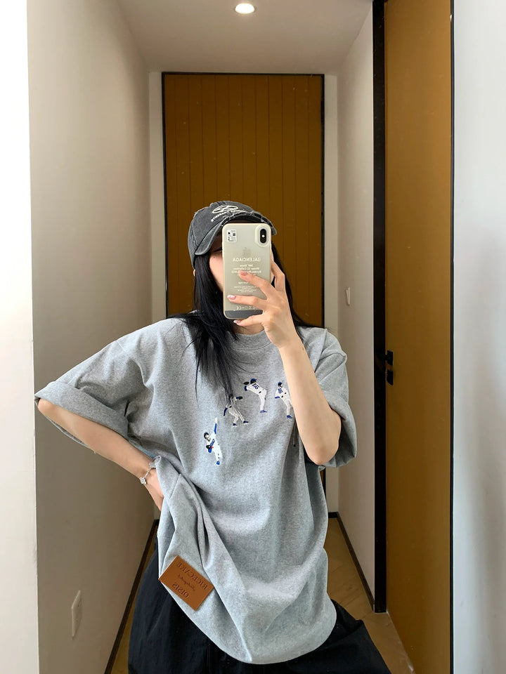 Embroidered Loose Fit T-Shirt