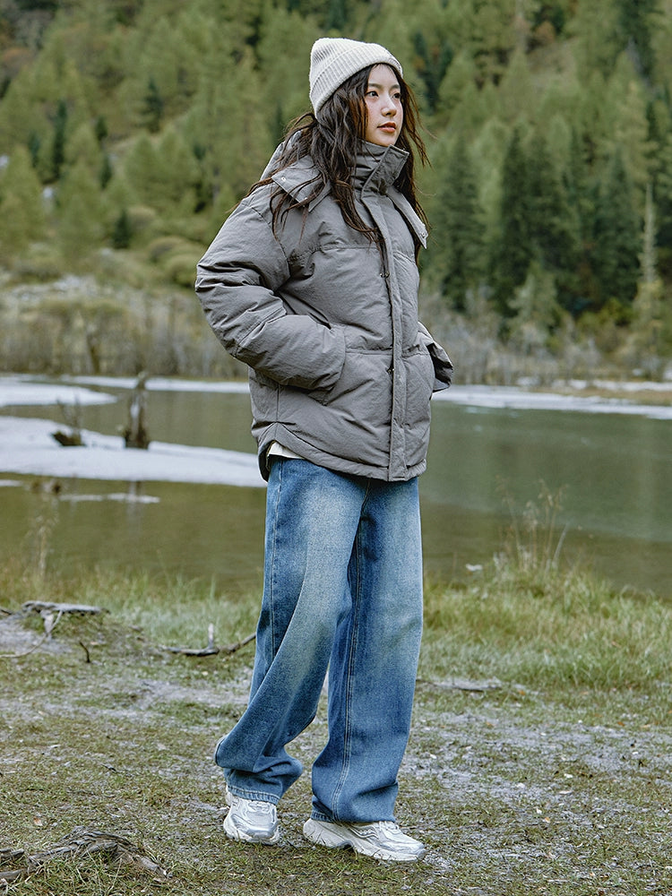 Insulated Hooded Down Jacket