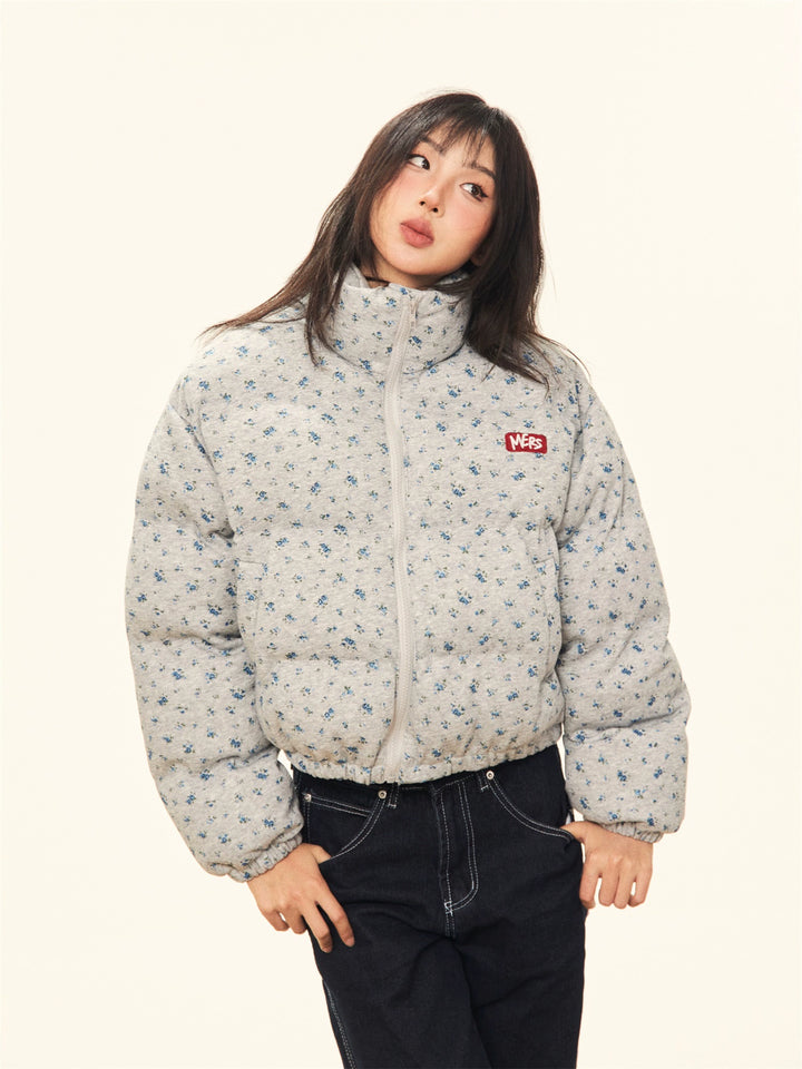 Floral Cotton-Padded Jacket