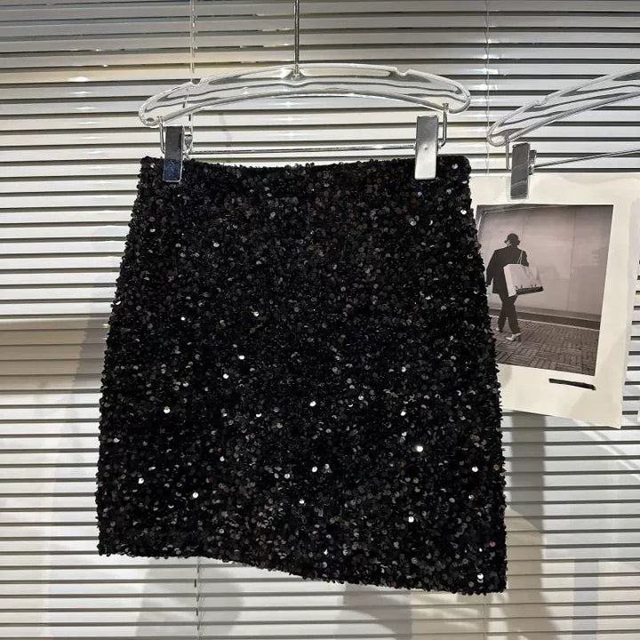 Sequin Mini Skirt