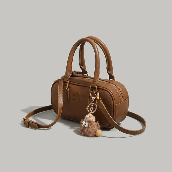 Plush Charm Small Square Handbag