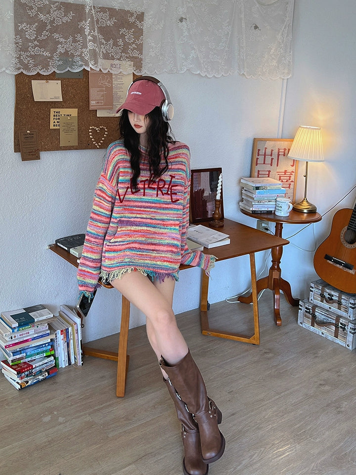 Cozy Striped Wool Sweater