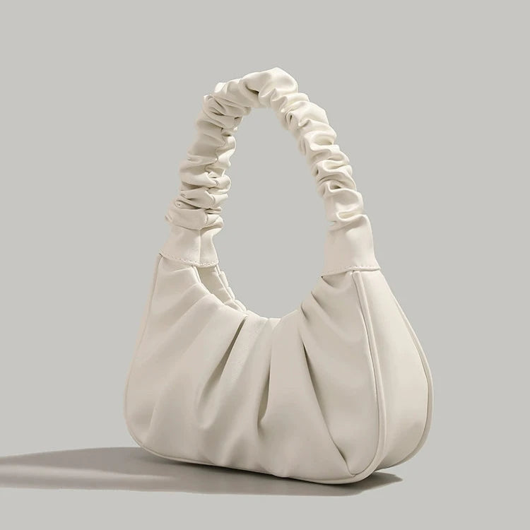 Elegant Ruched Shoulder Bag