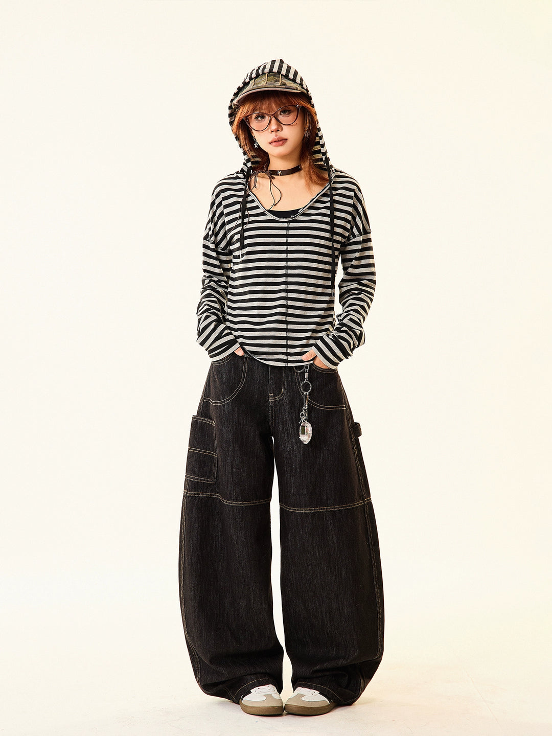Loose Letter Printing Pants