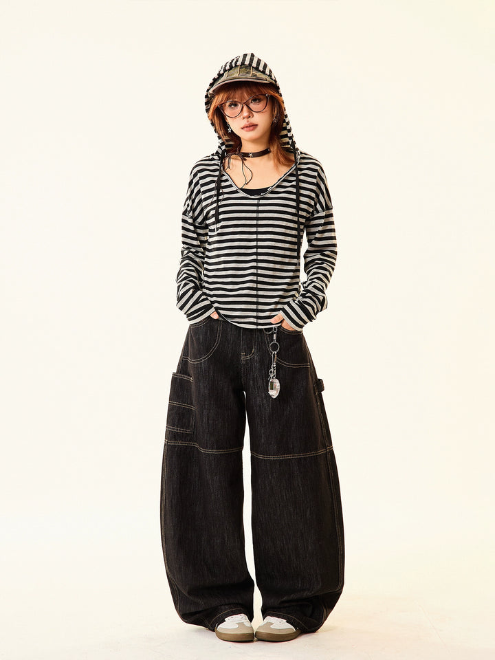 Loose Letter Printing Pants