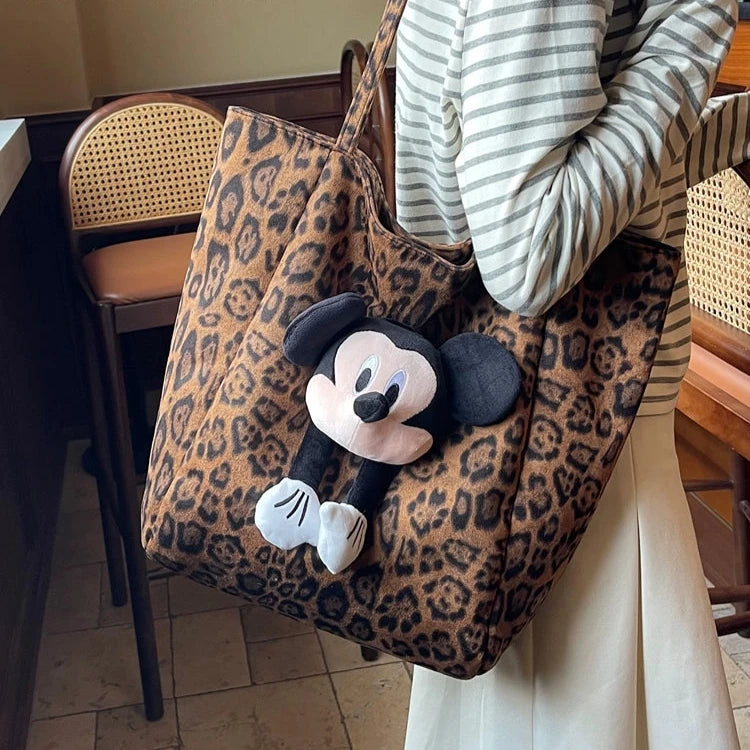 Cartoon Leopard Tote Bag