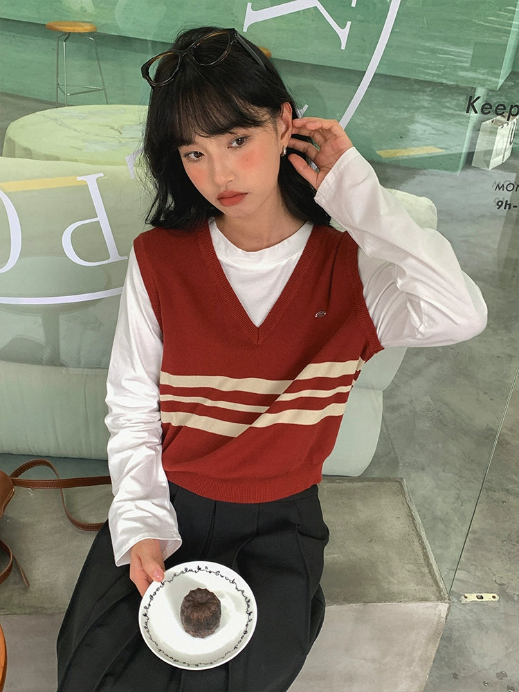 Versatile Wool Striped Sweater
