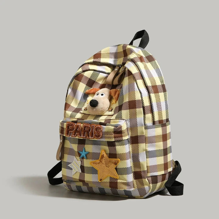 Plush Toy Star Accents Backpack
