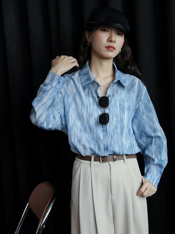 Casual Button-Up Long Sleeve Shirt