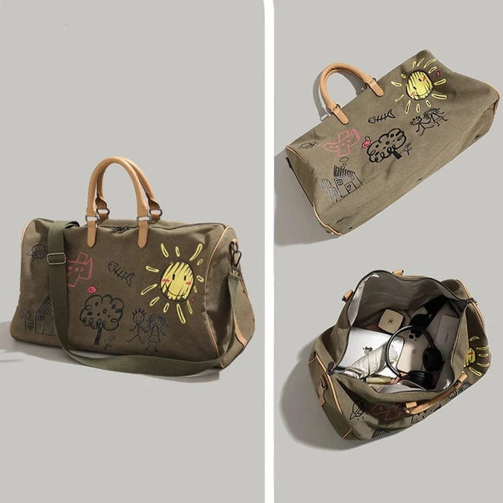 Trendy Doodle Travel Bag