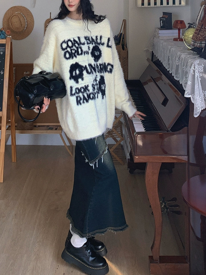 Cozy Graphic Wool Sweater