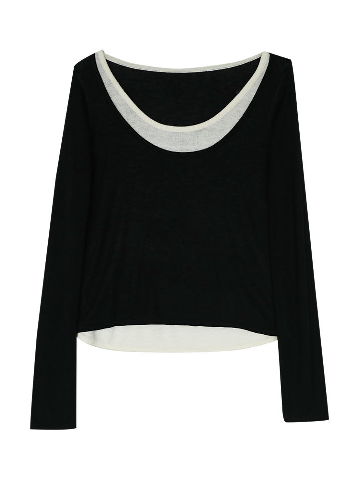 Long Sleeves V-Neck Wool Sweater