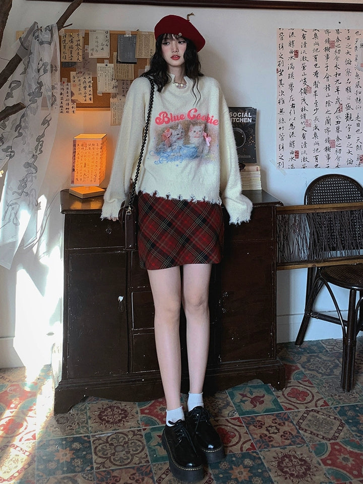 Cozy Graphic Wool Sweater