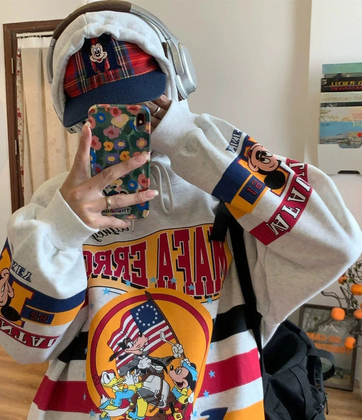 Cartoon Graphic Sweatshirt