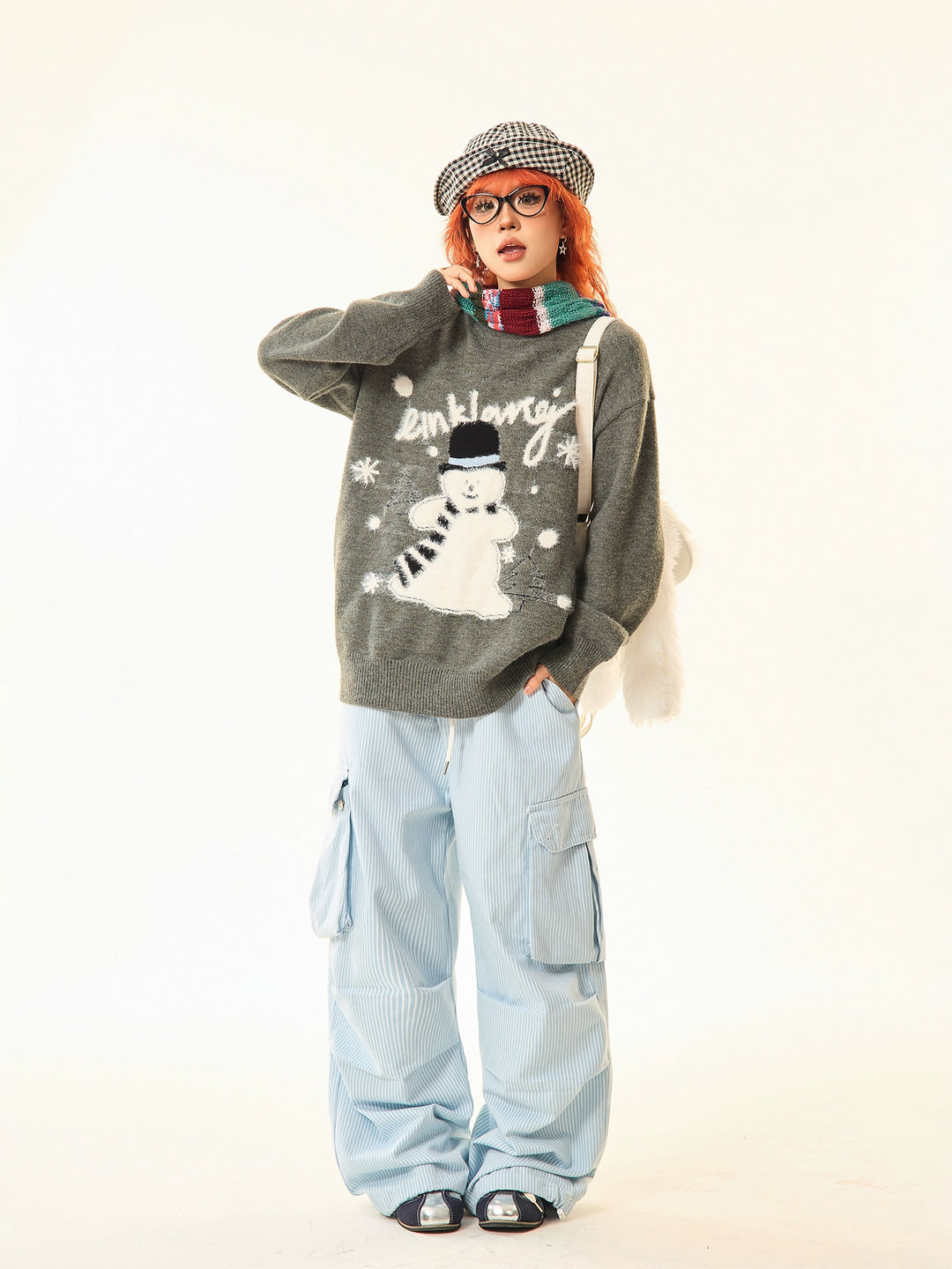 Snowman Graphic Sweater
