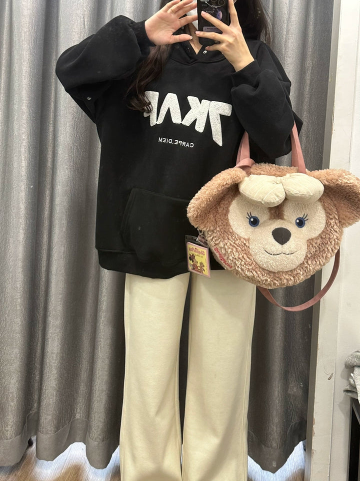Oversized Graphic Hooded Sweatshirt