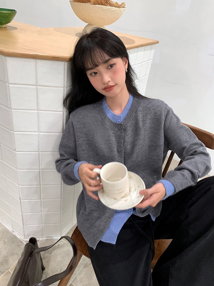 Cozy Button-Up Wool Sweater