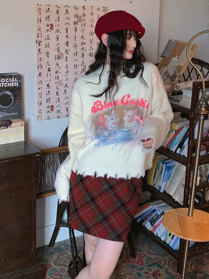 Cozy Graphic Wool Sweater