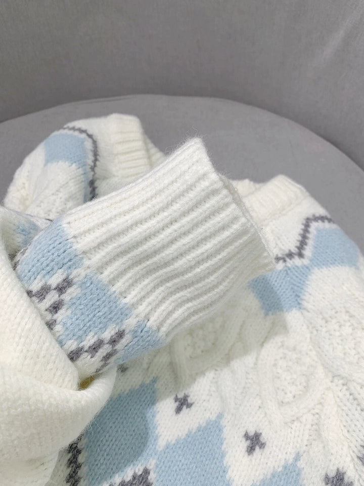 Nordic Pattern Knit Sweater