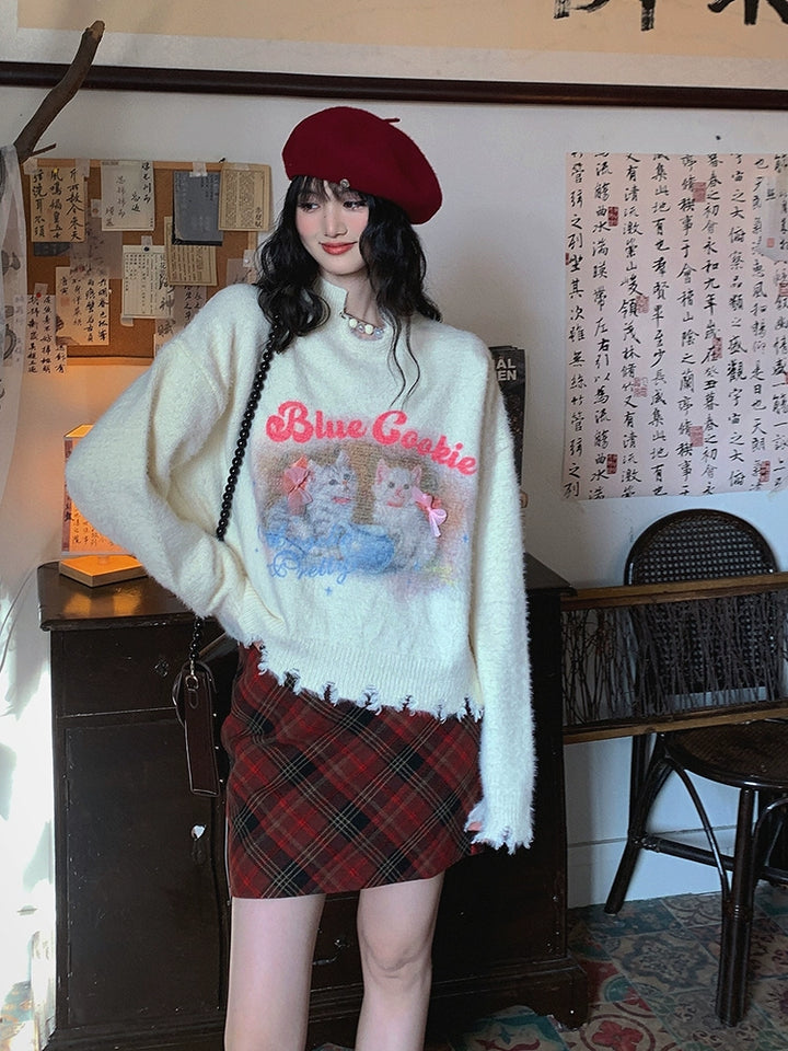 Cozy Graphic Wool Sweater