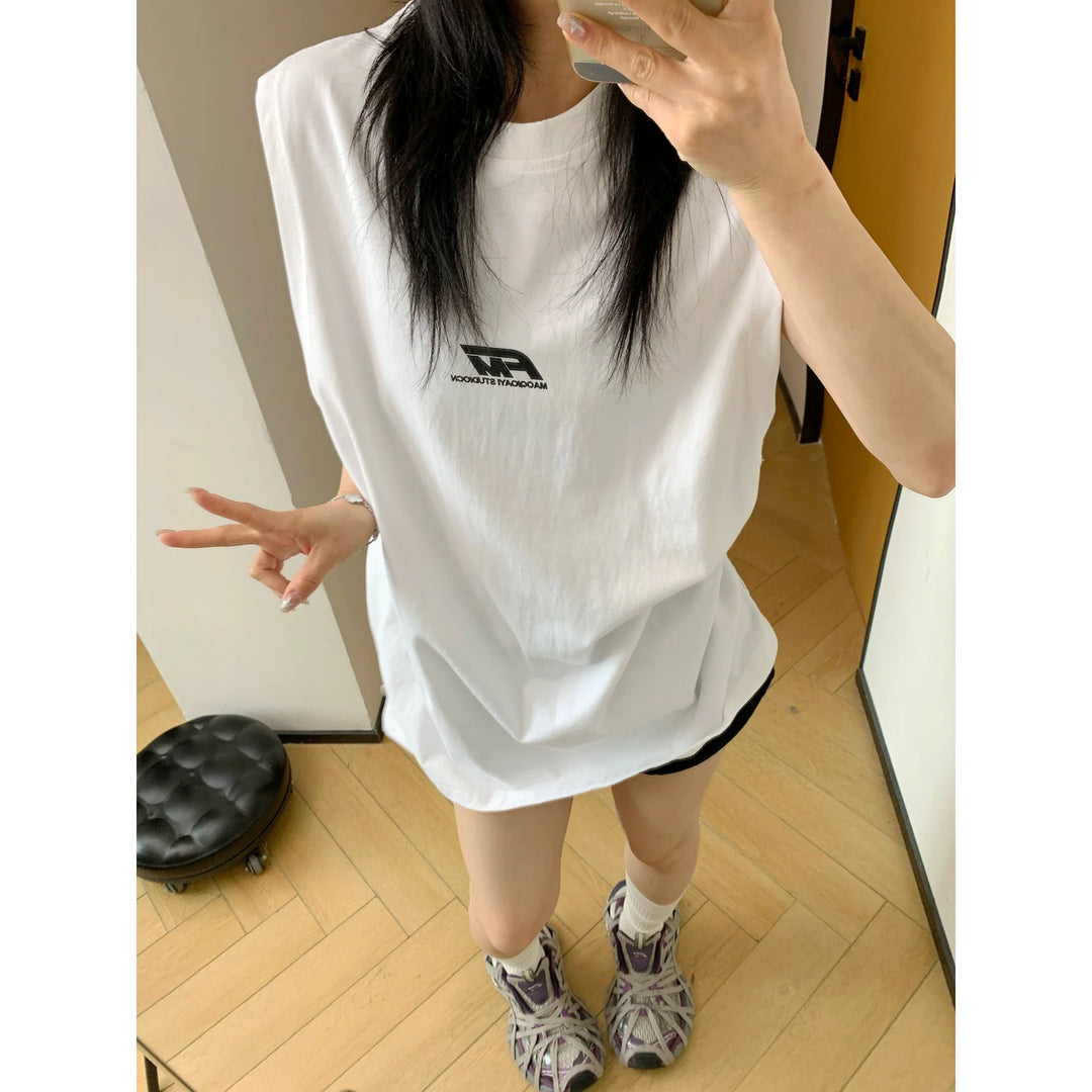 Casual Printed Sleeveless Tank