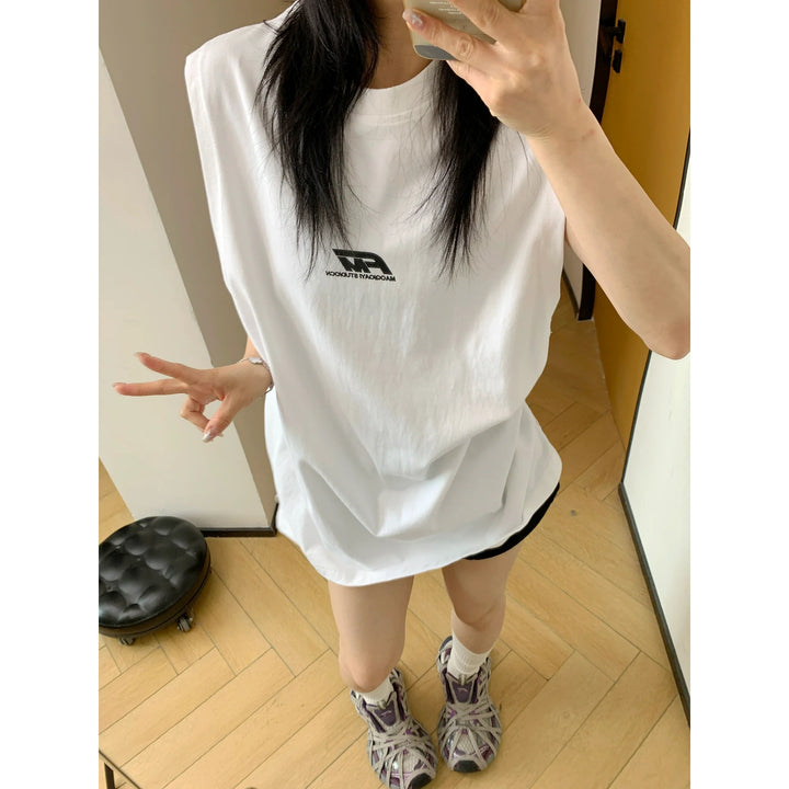 Casual Printed Sleeveless Tank