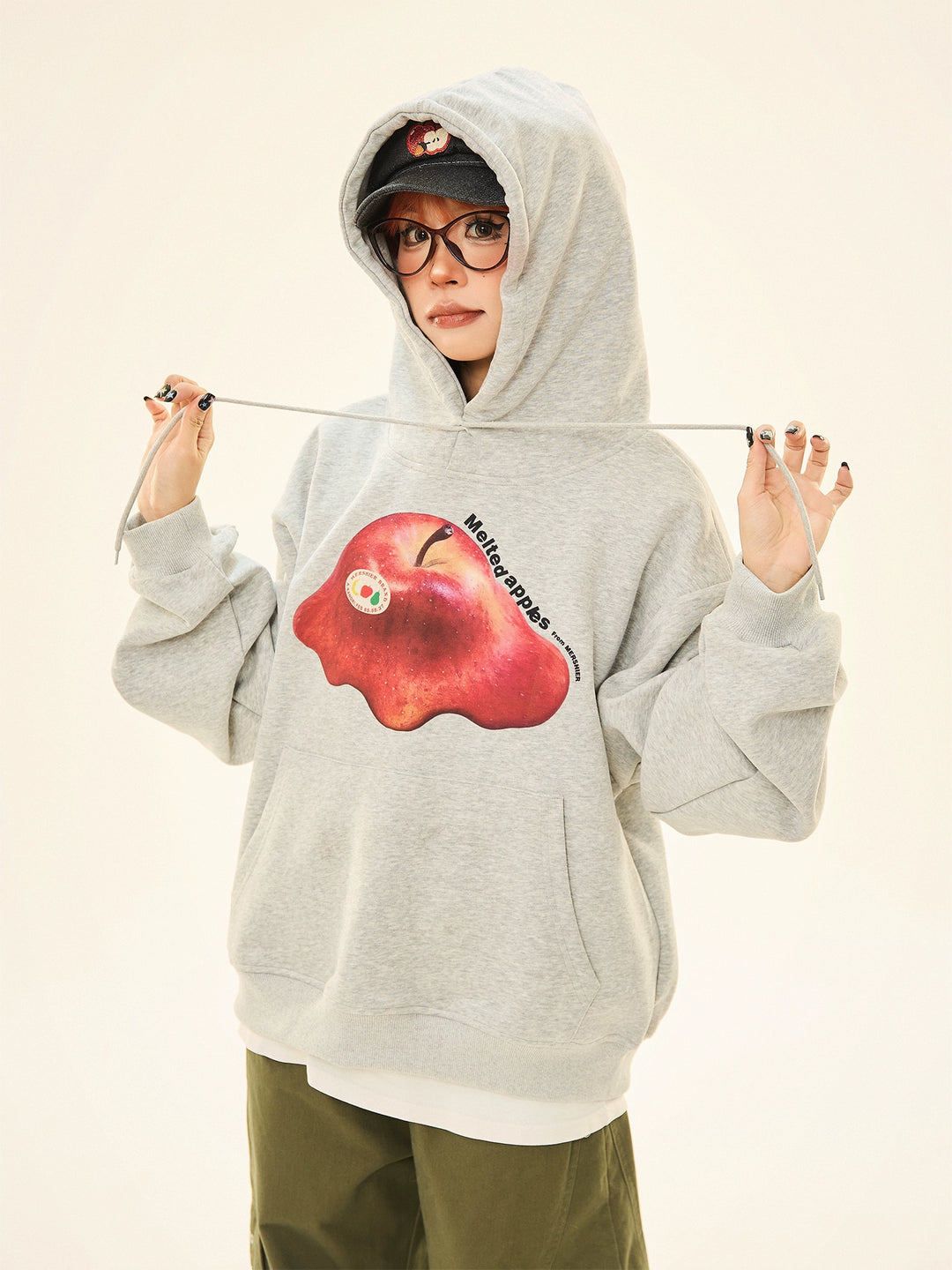 Front Pocket Hooded Graphic Sweatshirt