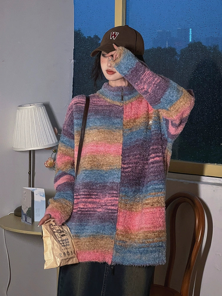 Cozy Striped Wool Sweater