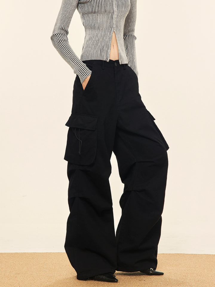 Casual Wide Legs Cargo Pants