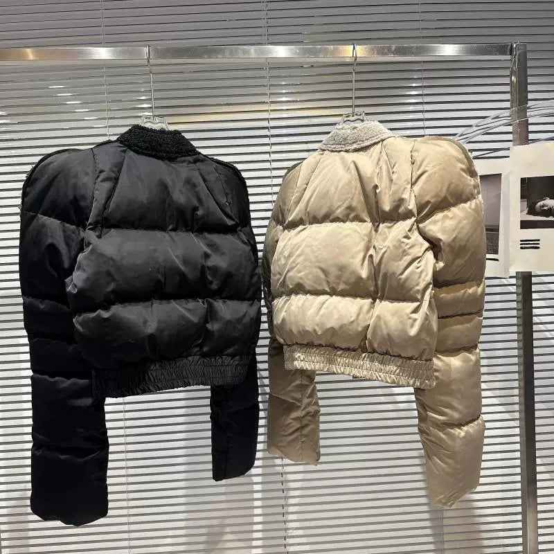 Textured Cotton-Padded Jacket