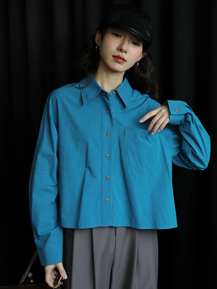 Casual Long Sleeve Button-Up Shirt