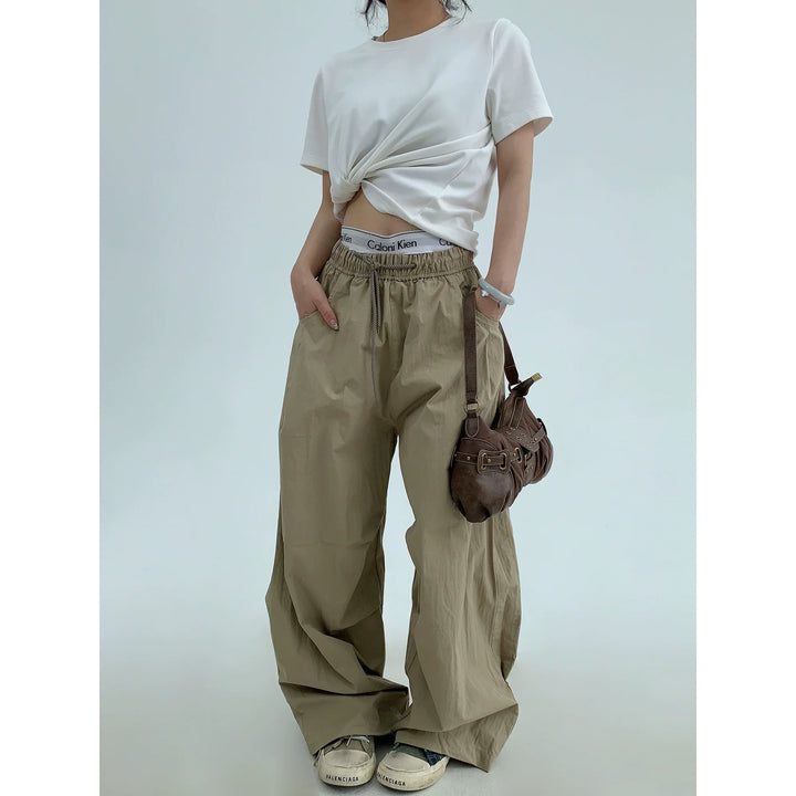 Quick-Drying Wide-Leg Paratrooper Pants