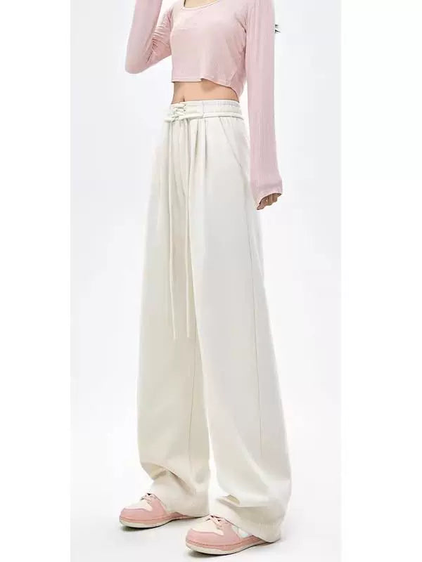 Drawstring Waist Sweatpants