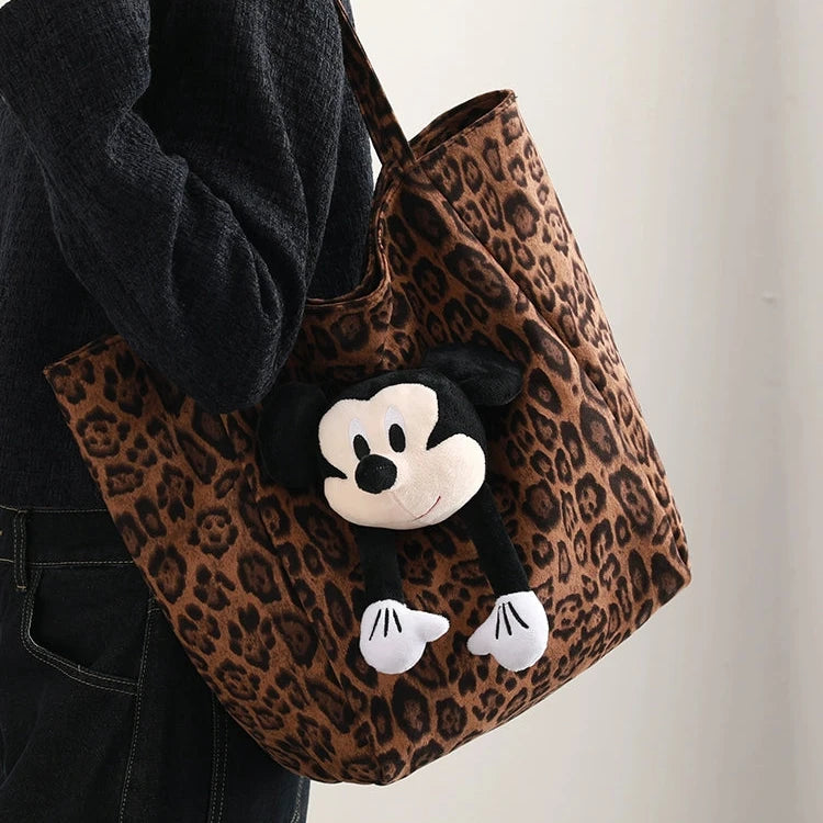 Plush Toy Accessory Leopard Tote Bag