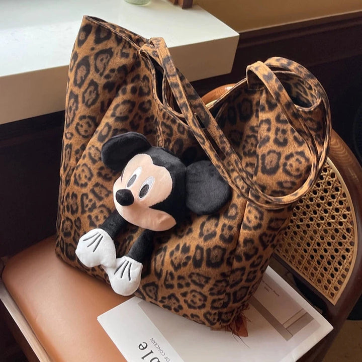 Cartoon Leopard Tote Bag