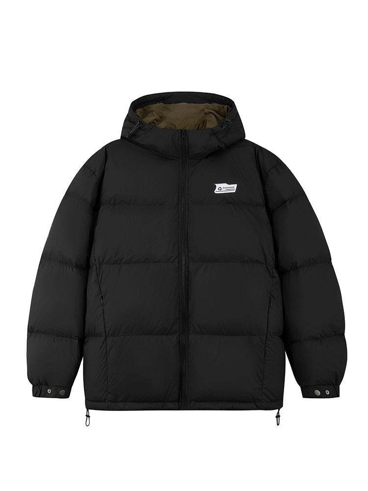 Insulated Down Hooded Jacket