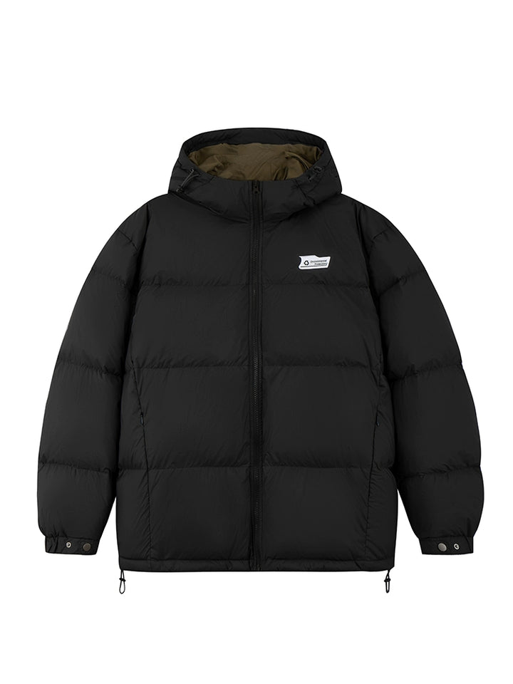 Insulated Down Hooded Jacket