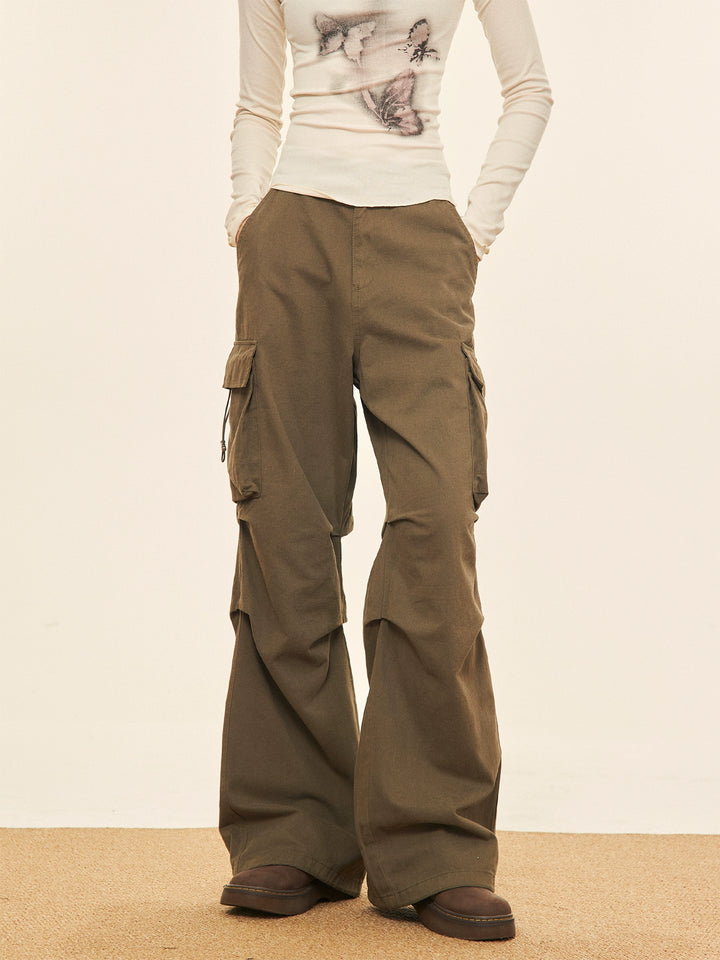 Casual Wide Legs Cargo Pants